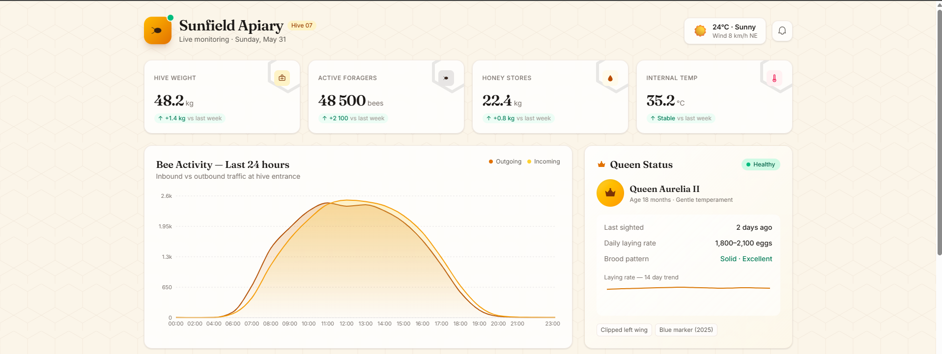 Обложка проекта Operations Dashboard Concept